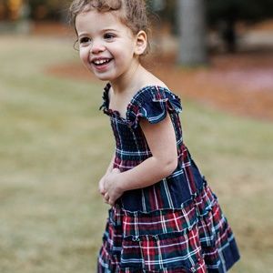 Hill House Toddler Plaid Nap Dress